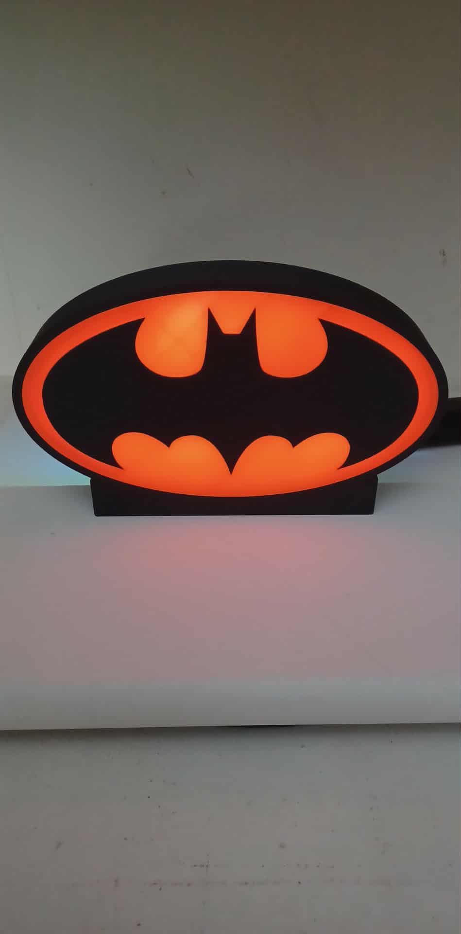 Batman LED light box – custom 3D printed – Lit Layer Creations